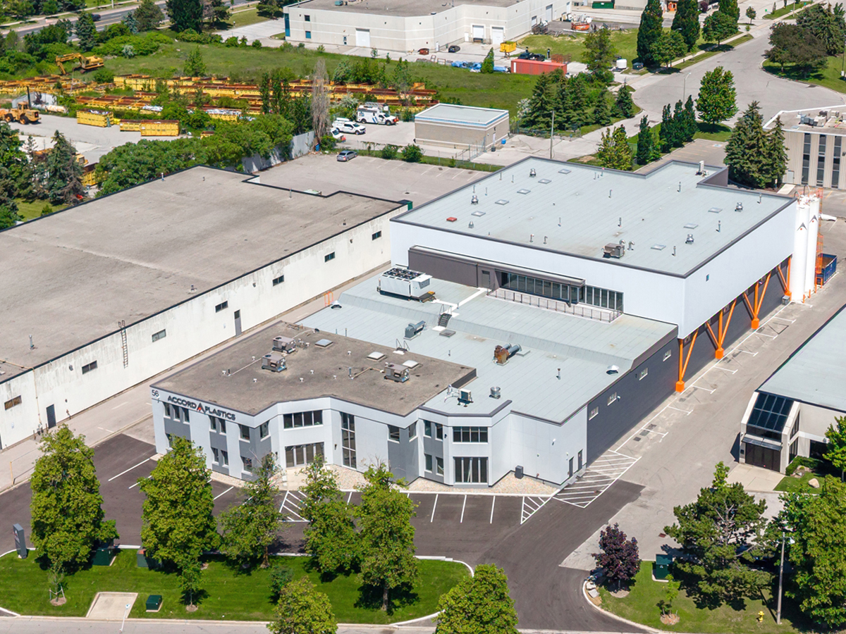 Accord Plastics Corp. - Second Storey Addition and Façade Upgrade